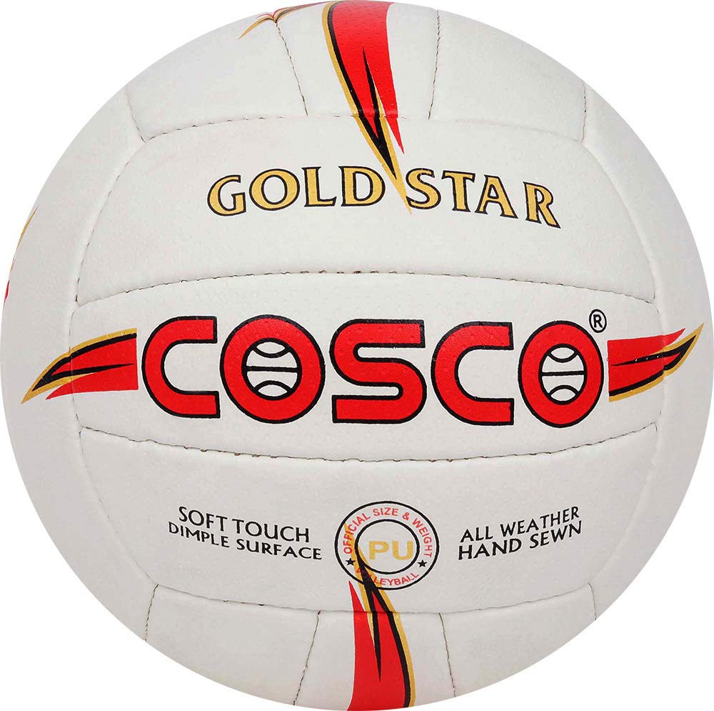 Cosco Hand-Sewn Soft Touch Football (32 Panel, Multicolor) – Lightweight Polyester & PU Leather Training Ball