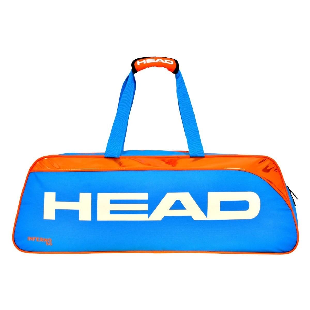 HEAD Inferno 50 Badminton Kit Bag | Lightweight 3-Racquet Single-Compartment Carrying Bag