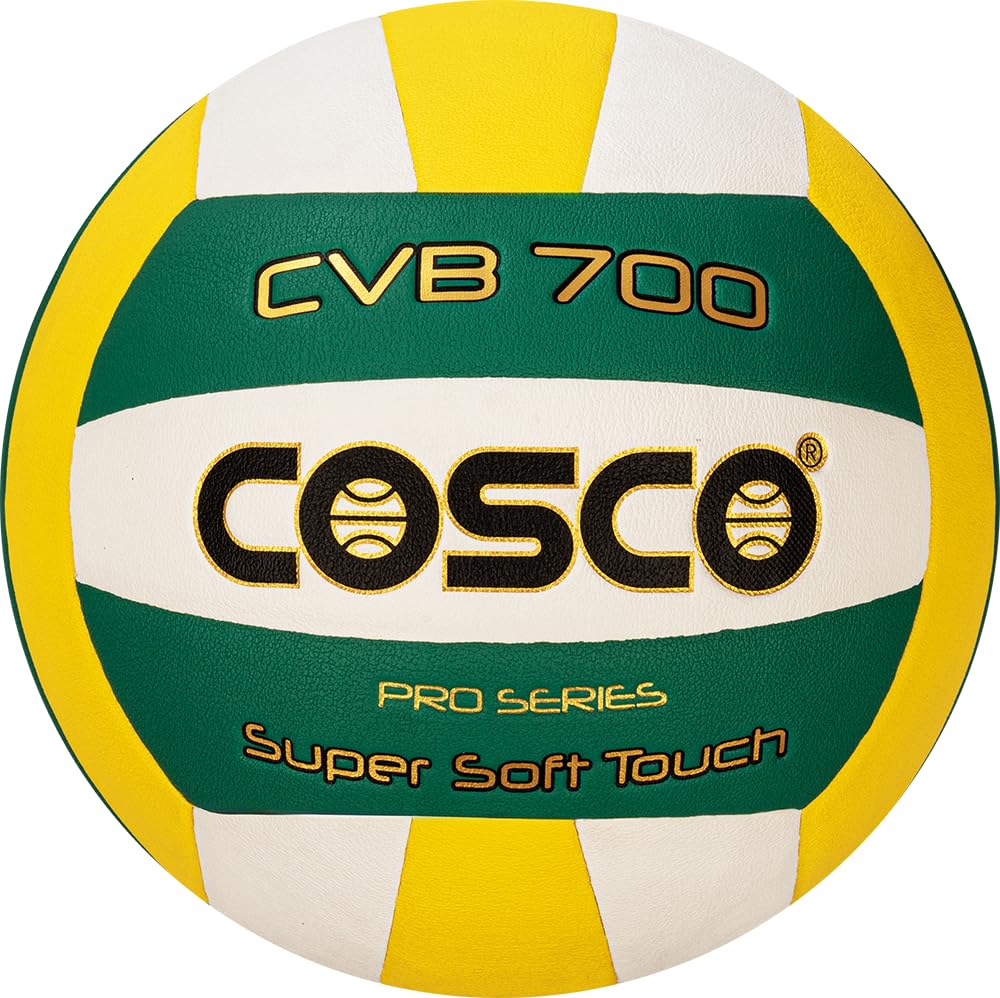 Cosco CVB-700 Volleyball (Multicolor) – Textured Polyurethane (PU) Indoor & Outdoor Volleyball