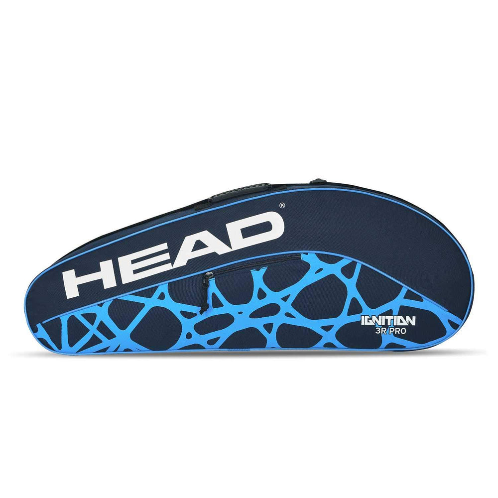 HEAD Ignition Pro 3R Badminton Kitbag | Heavy-Duty 3-Racquet Thermal Carrying Bag