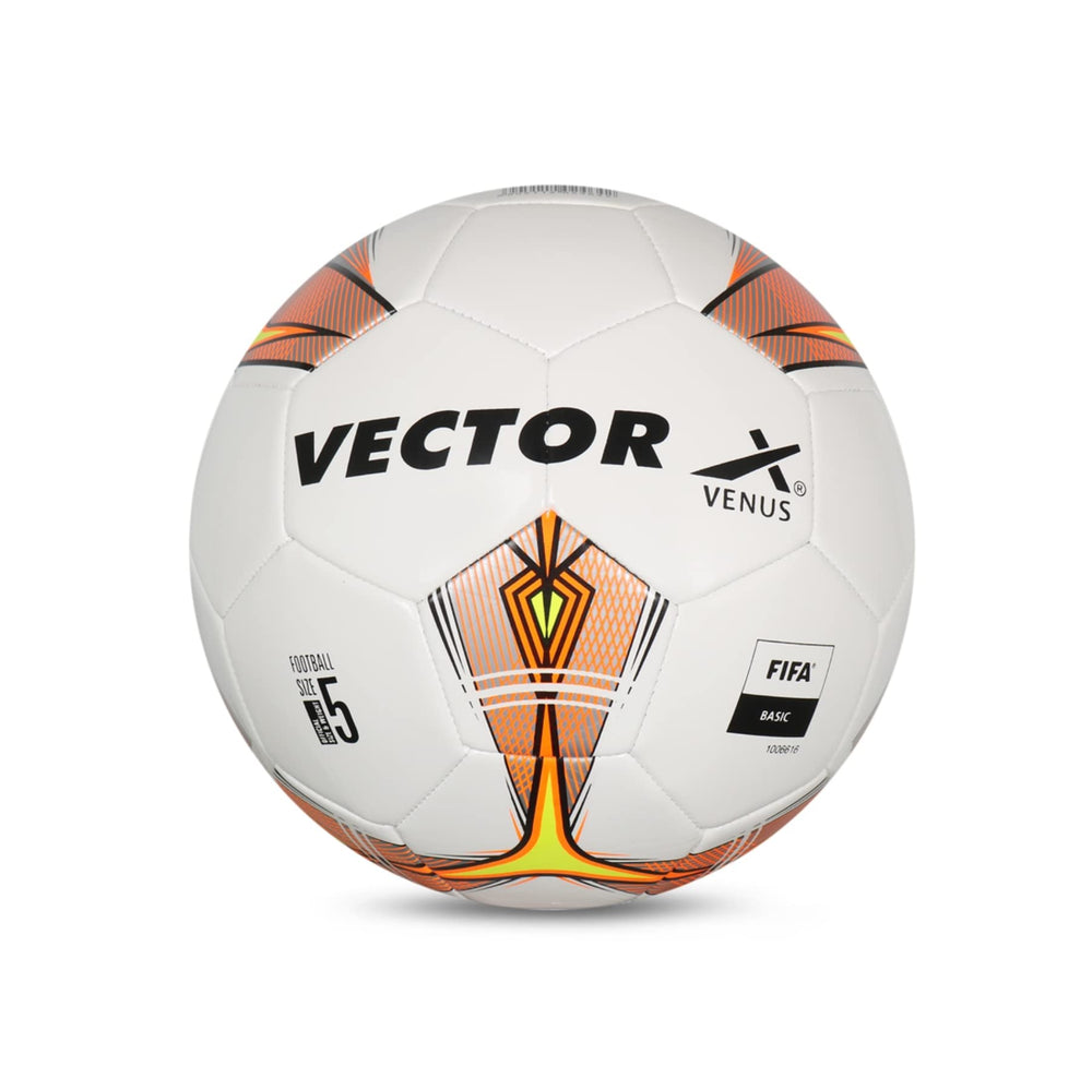 Vector X Venus TPU Machine Stitched Football Size 5 | FIFA BASIC Certified Indoor & Outdoor Match & Training Football - Best Price online Prokicksports.com
