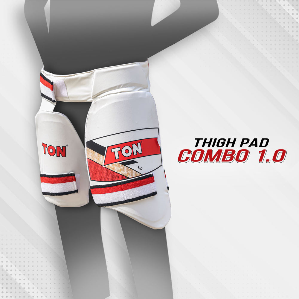 SS Combo 1.0 Cricket Thigh Pad Lower Body Sefty, for Men (Right) - Best Price online Prokicksports.com