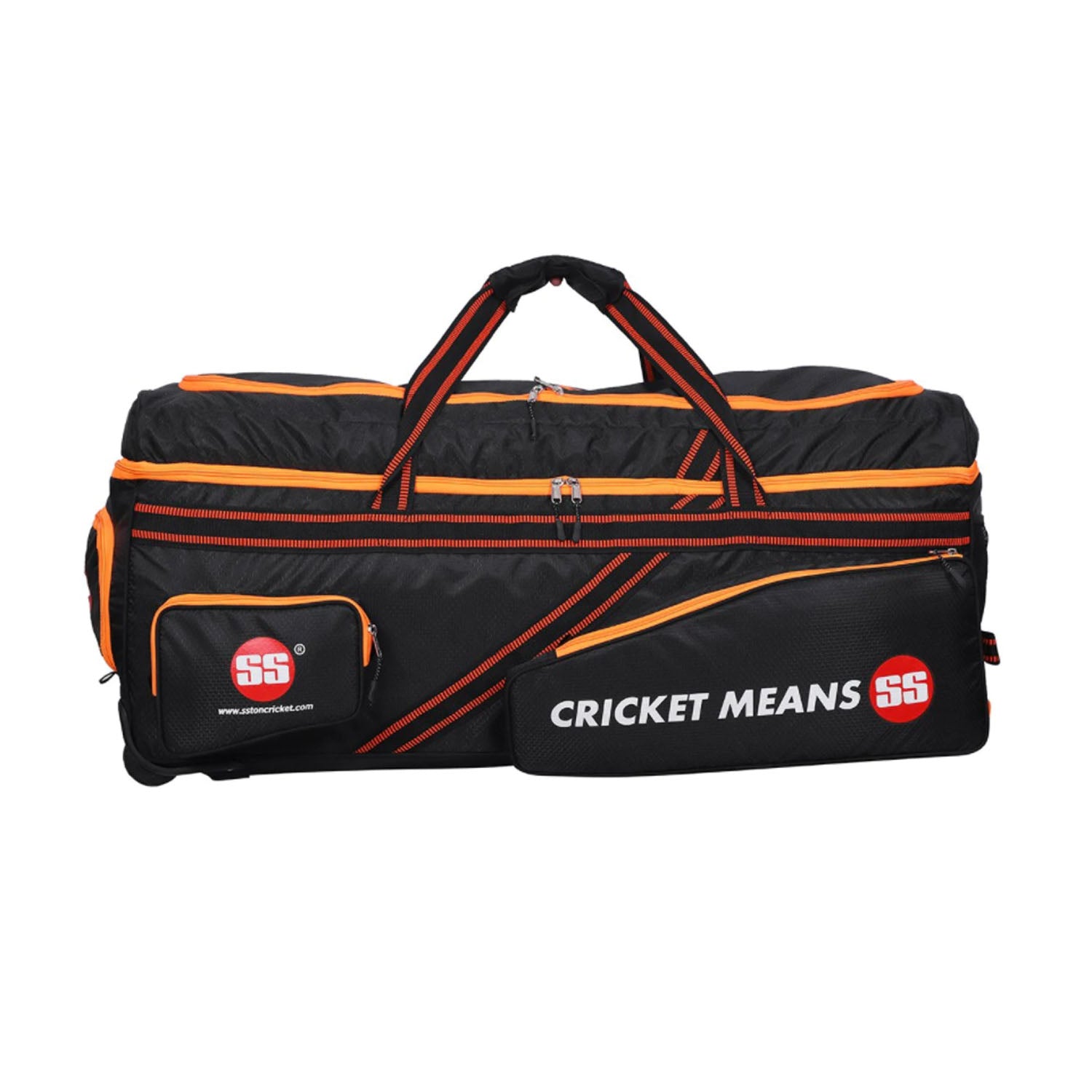 Tense Orange Cricket Kit Bag-Sports Bag-Backpack-Cricket Bag, Shoulder  Pithu Bag with bat & Shoe Pocket Premium mesh Fabric Player Edition