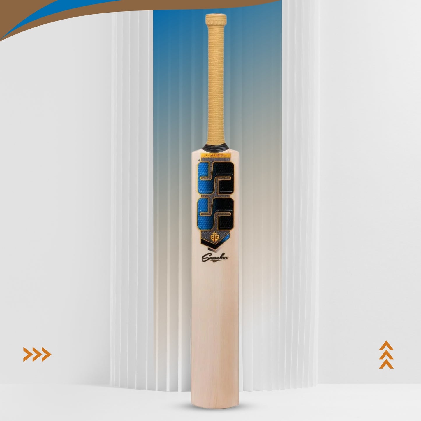 SS GG Smacker Players English Willow Cricket Bat - Best Price online Prokicksports.com