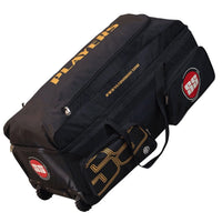 SS Players Cricket Kit Bag With Wheels (Black) | Tournament Bag | 6-Bat Capacity | Heavy-Duty Wheels & Telescopic Handle | Waterproof Base | Professional Gear Storage - Best Price online Prokicksports.com