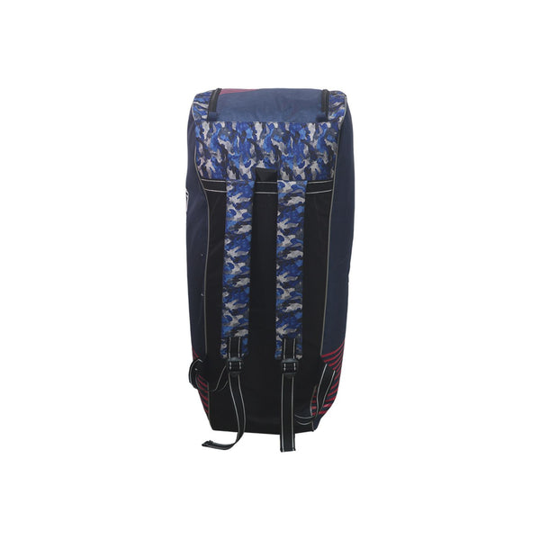 SS Premium Duffle 6 Bat Sleeves Cricket Kit Bag (NavyBlue/Red) | Multi-Compartment Design | Padded Shoulder Strap | Ventilated Shoe Pocket