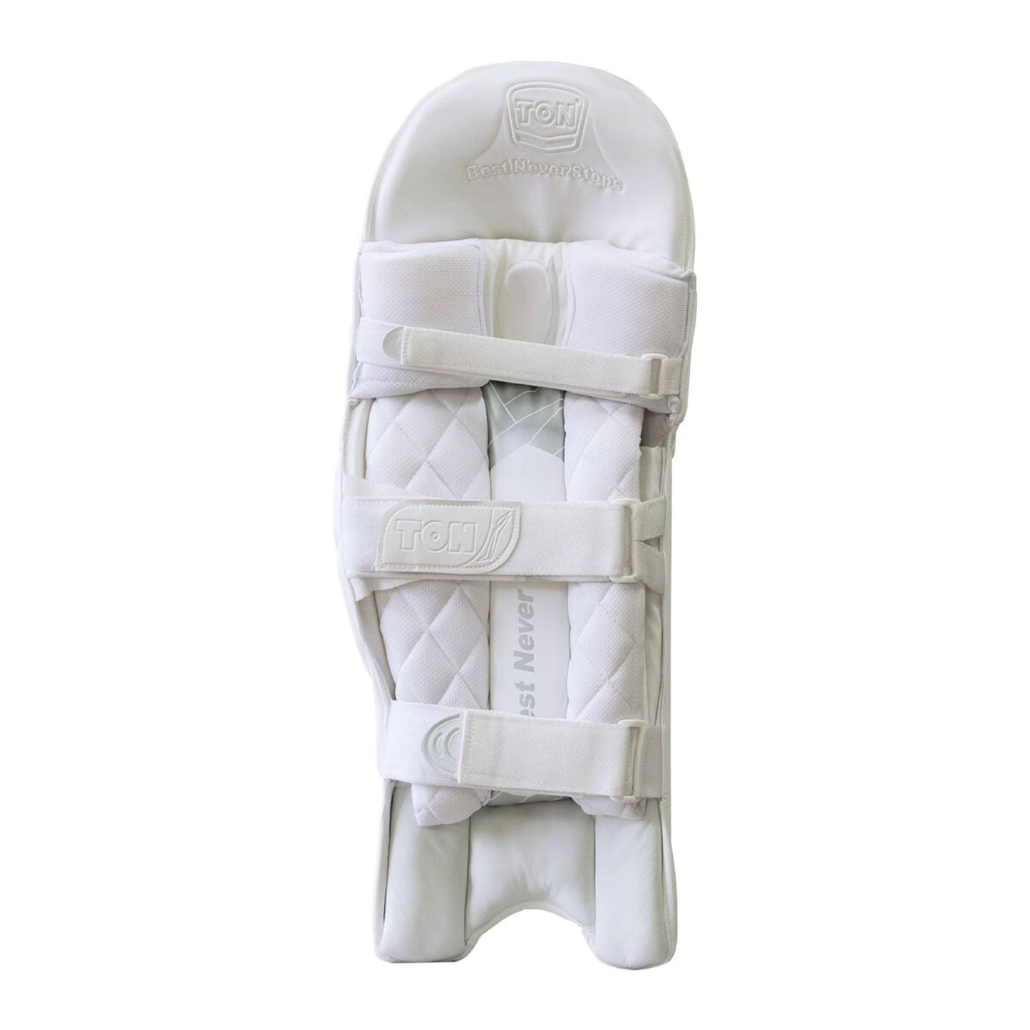 SS TON Player Edition RH Batting Legguard - Adult (White) | Premium PVC Protection | Lightweight Design | Anatomical Fit | Professional Cricket Gear - Best Price online Prokicksports.com
