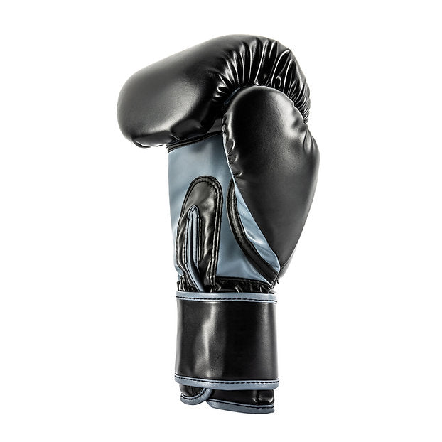 UFC Stand Up Training Gloves – Premium PU Leather Boxing Gloves for Sparring, Kickboxing Heavy Bag Training (Black)