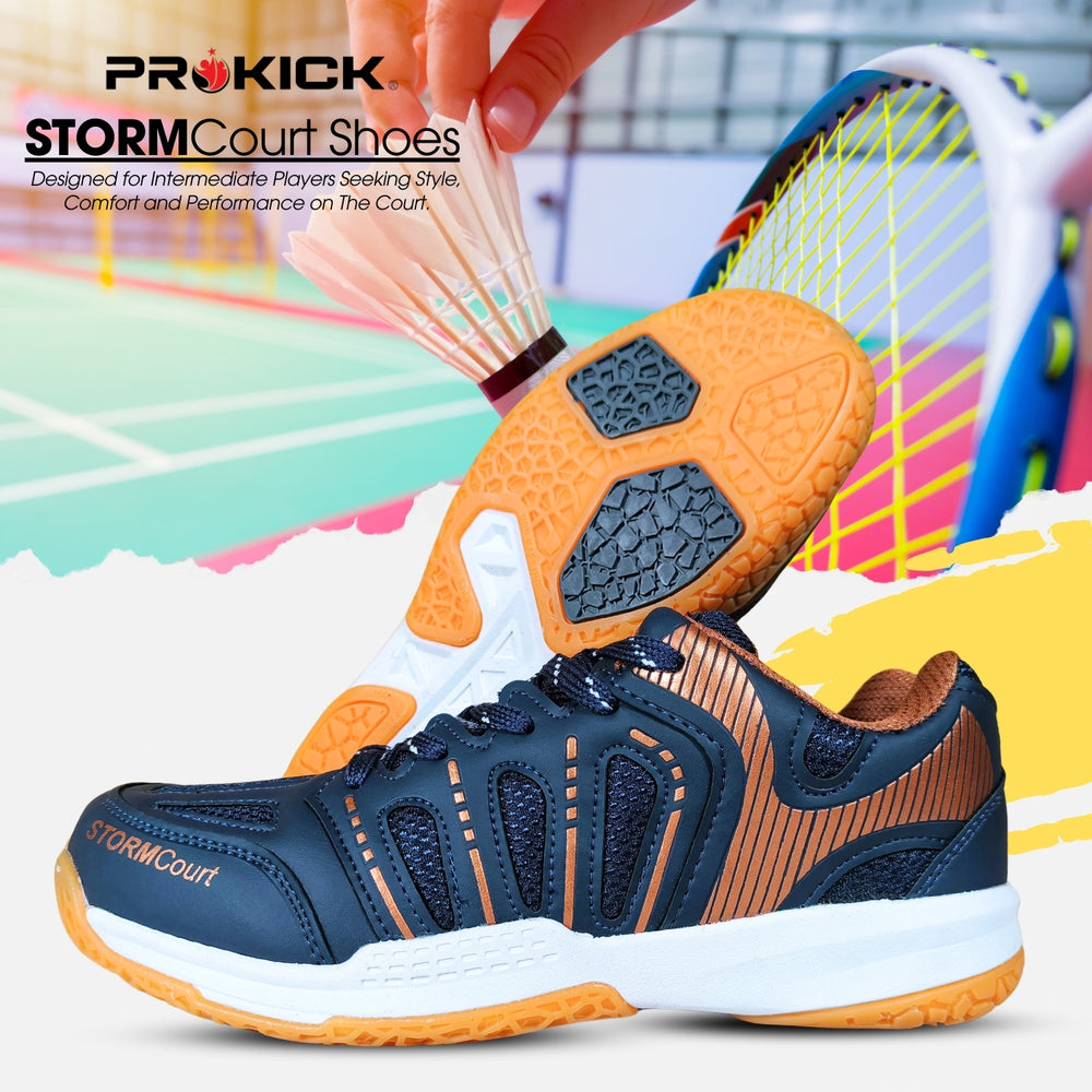 Prokick Storm Court Badminton Shoes - Best Price online Prokicksports.com