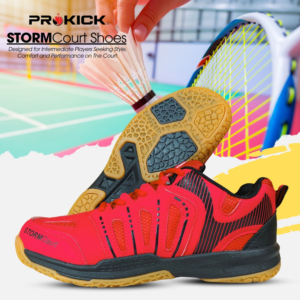 Prokick Storm Court Badminton Shoes - Best Price online Prokicksports.com