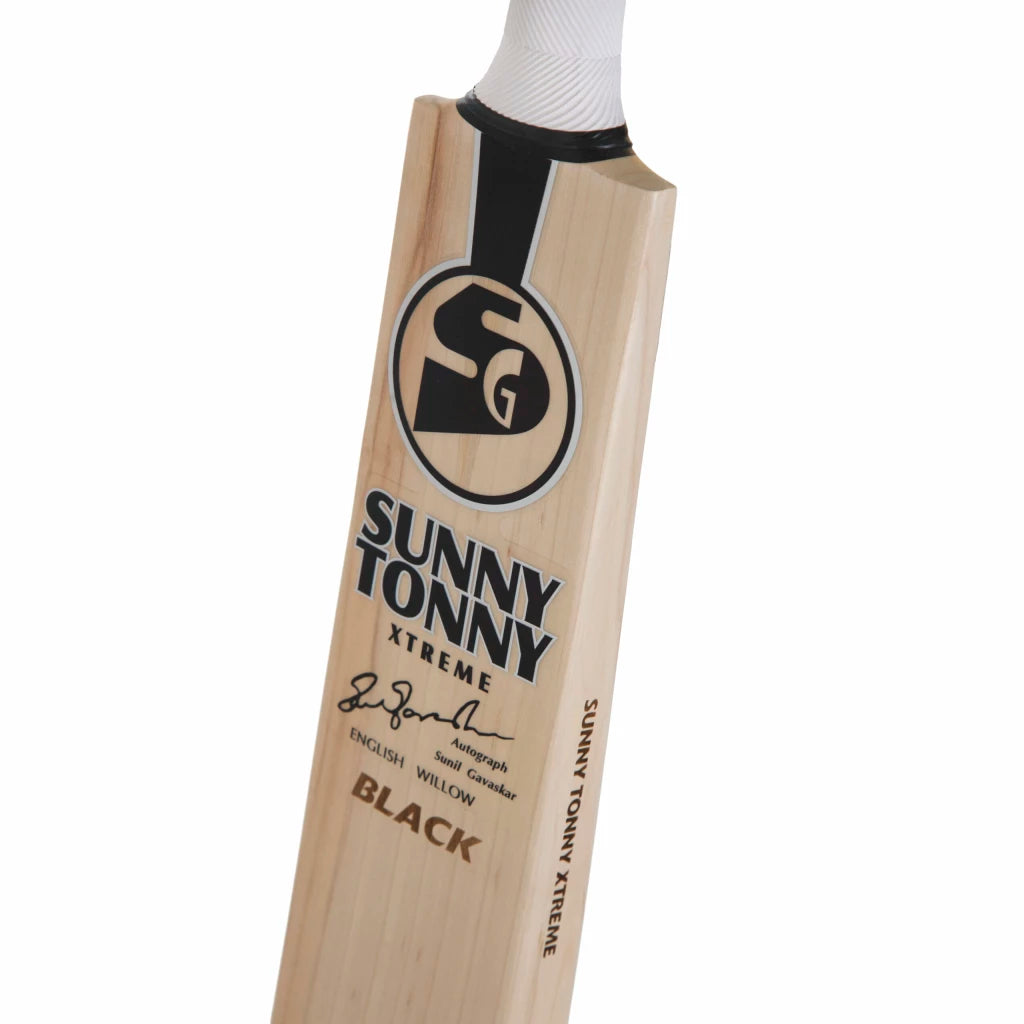 SG Sunny Tonny Xtreme BLACK English Willow Cricket Bat - Best Price online Prokicksports.com