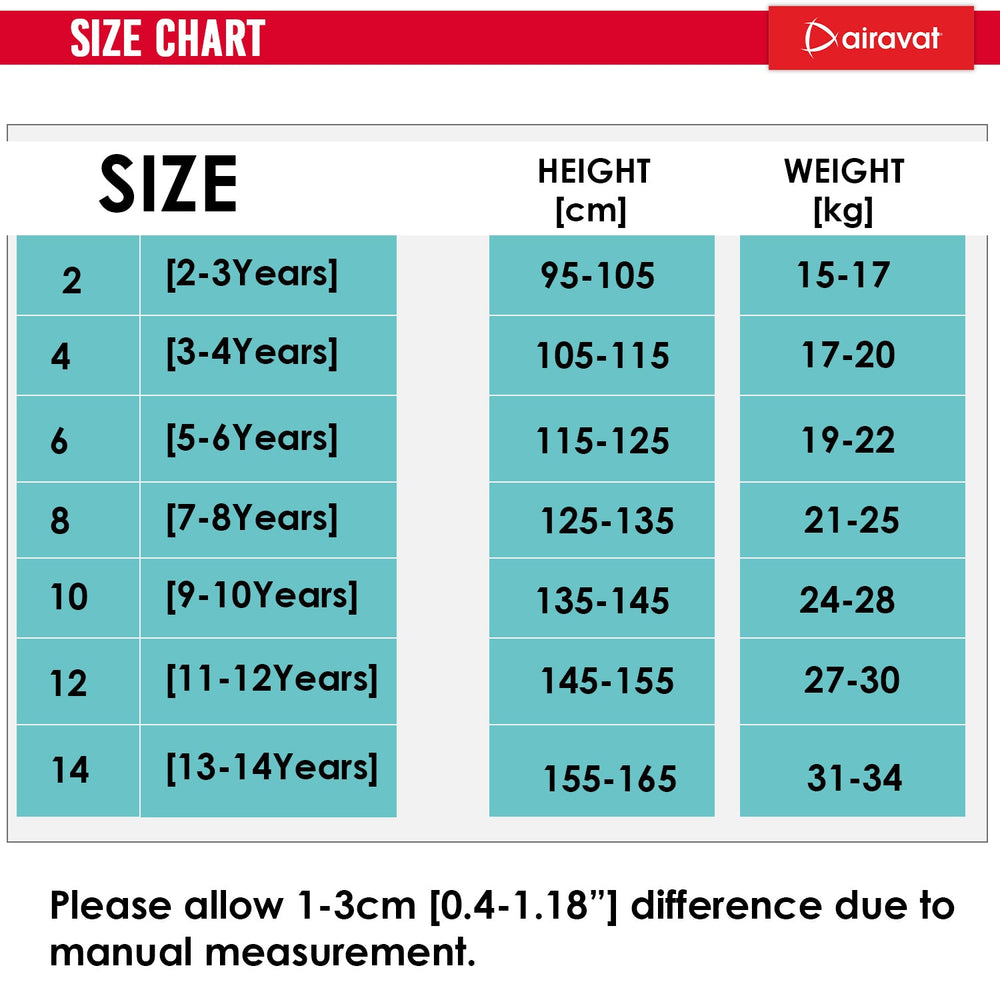Airavat 1508 Children's Full-Body Swimwear | UV Protection, Quick-Dry & Stretchable | Comfortable One-Piece Swimsuit for Boys & Girls