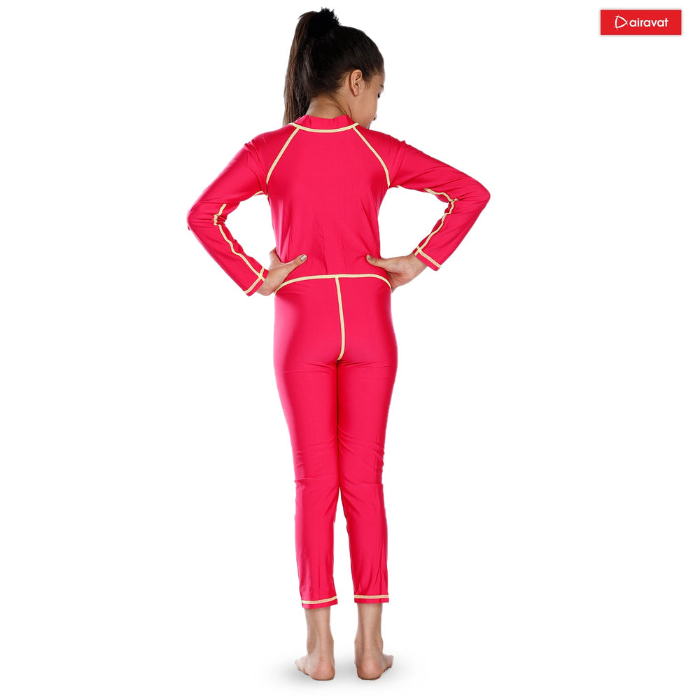 Airavat 1508 Children's Full-Body Swimwear | UV Protection, Quick-Dry & Stretchable | Comfortable One-Piece Swimsuit for Boys & Girls - Best Price online Prokicksports.com