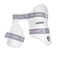 SG Savage Right Hand Combo Cricket Thigh Pad - Best Price online Prokicksports.com
