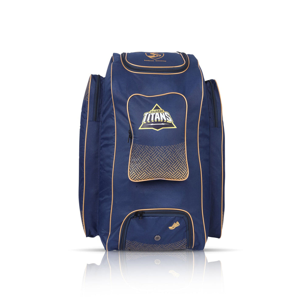 SG X GT 2.0 Duffle Wheelie Cricket Kitbag- Large | Spacious & Durable Cricket Gear Bag with Wheels & Backpack Straps