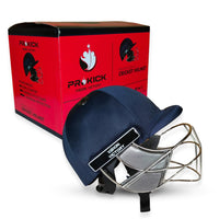 Prokick Shadow Cricket Helmet with Fixed Stainless Steel Grill, Navy - Best Price online Prokicksports.com