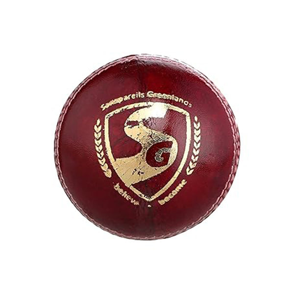 SG Shield 30 Waterproof Cricket Leather Ball- Durable, All-Weather Match Ball for Professional & Club Cricket- 1PC