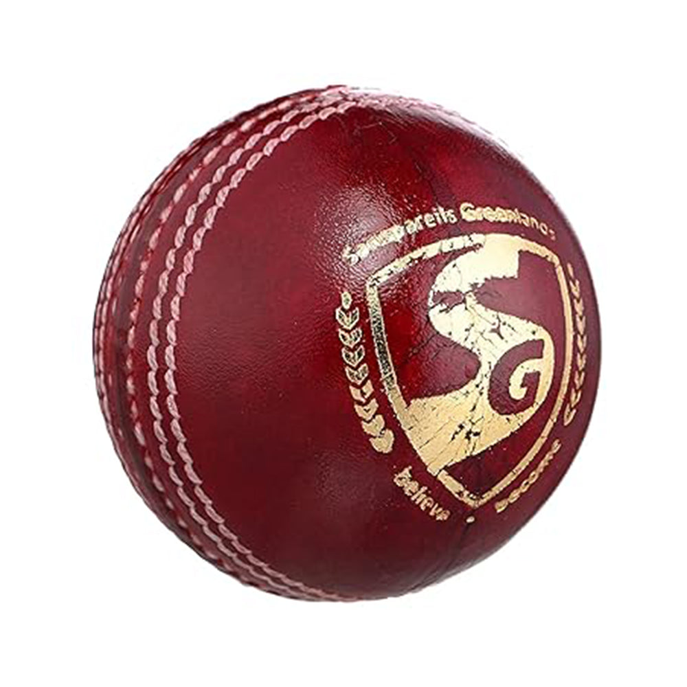 SG Shield 30 Waterproof Cricket Leather Ball- Durable, All-Weather Match Ball for Professional & Club Cricket- 1PC - Best Price online Prokicksports.com