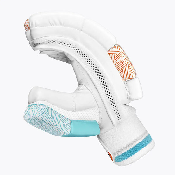 DSC Shoc Right Hand Batting Gloves – Lightweight Cricket Gloves for Batsmen with Protective Padding, Premium Grip, and Breathable Comfort for Match Use