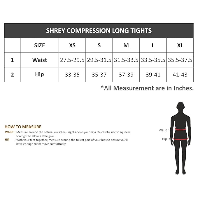 Shrey 1760 Intense Compressions Tights - Best Price online Prokicksports.com