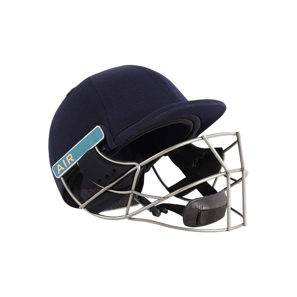 Shrey Master Class Air Titanium Visor H011 Cricket Helmet, Navy - Best Price online Prokicksports.com