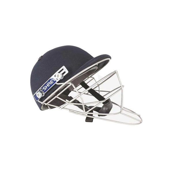 Shrey Pro Guard Fielding Stainless Steel Visor H122 Cricket Helmet, Navy