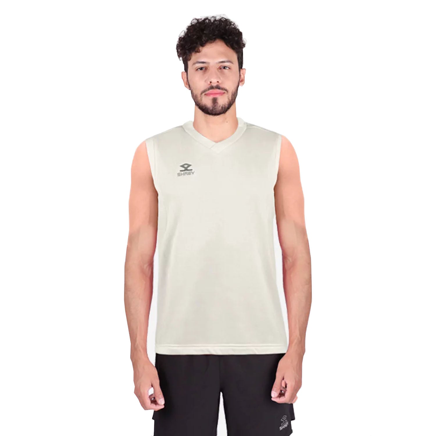 Shrey Match Slipover Sleeveless Cricket Sweater, Off White - Best Price online Prokicksports.com