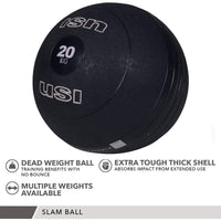 USI Universal SB6 Slam Ball 6kg – Non-Bounce Weighted Exercise Ball for Strength, Core Training, CrossFit, HIIT & Functional Fitness - Best Price online Prokicksports.com