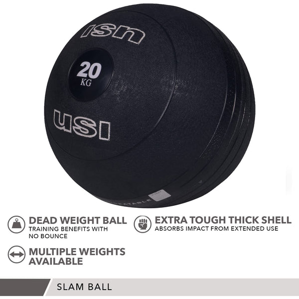 USI Universal SB6 Slam Ball 6kg – Non-Bounce Weighted Exercise Ball for Strength, Core Training, CrossFit, HIIT & Functional Fitness