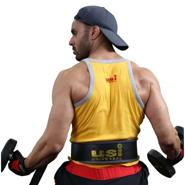 USI Universal 790SL4 Leather Power Lifting Belt