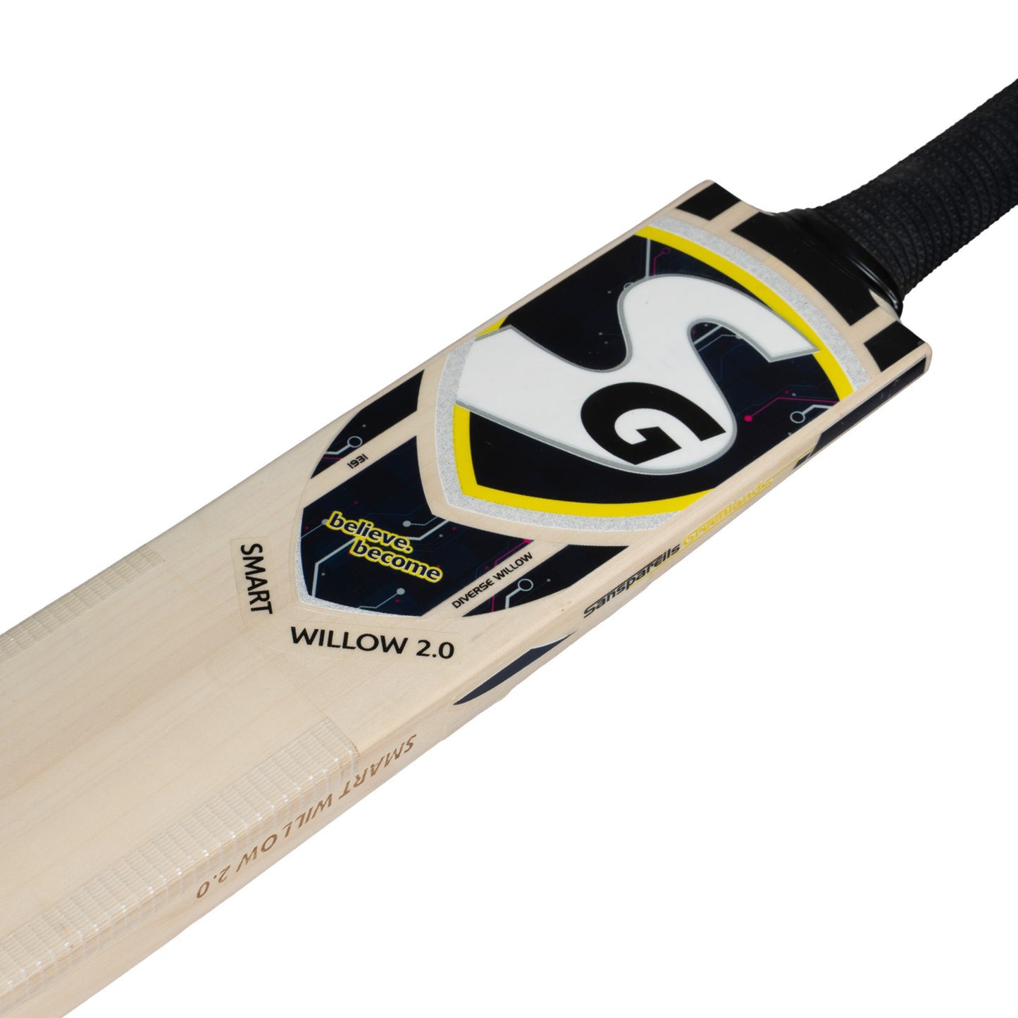 SG Smart Willow 2.0 Diverse Willow Cricket Bat – Lightweight Thick-Edged Bat with Durable Handle for Practice, Training, and Beginners' Game Play - Best Price online Prokicksports.com