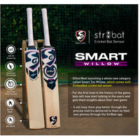 SG Smart Willow English Willow Cricket Bat with Str8bat Sensor - SH - Best Price online Prokicksports.com