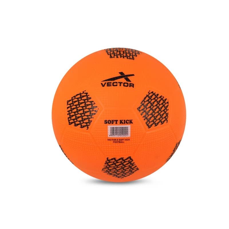 Vector X Soft Kick PVC Football | Water-Resistant Indoor & Outdoor Leisure Soccer Ball