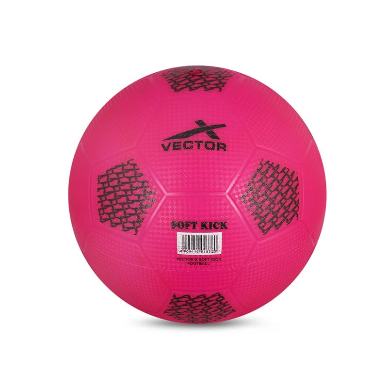 Vector X Soft Kick PVC Football | Water-Resistant Indoor & Outdoor Leisure Soccer Ball