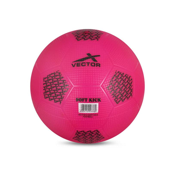 Vector X Soft Kick PVC Football | Water-Resistant Indoor & Outdoor Leisure Soccer Ball