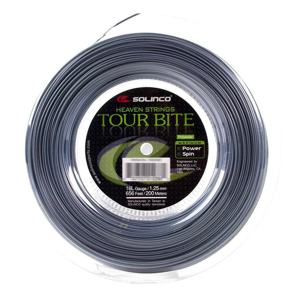 Solinco Tour Bite 200M Tennis String Reel, Grey