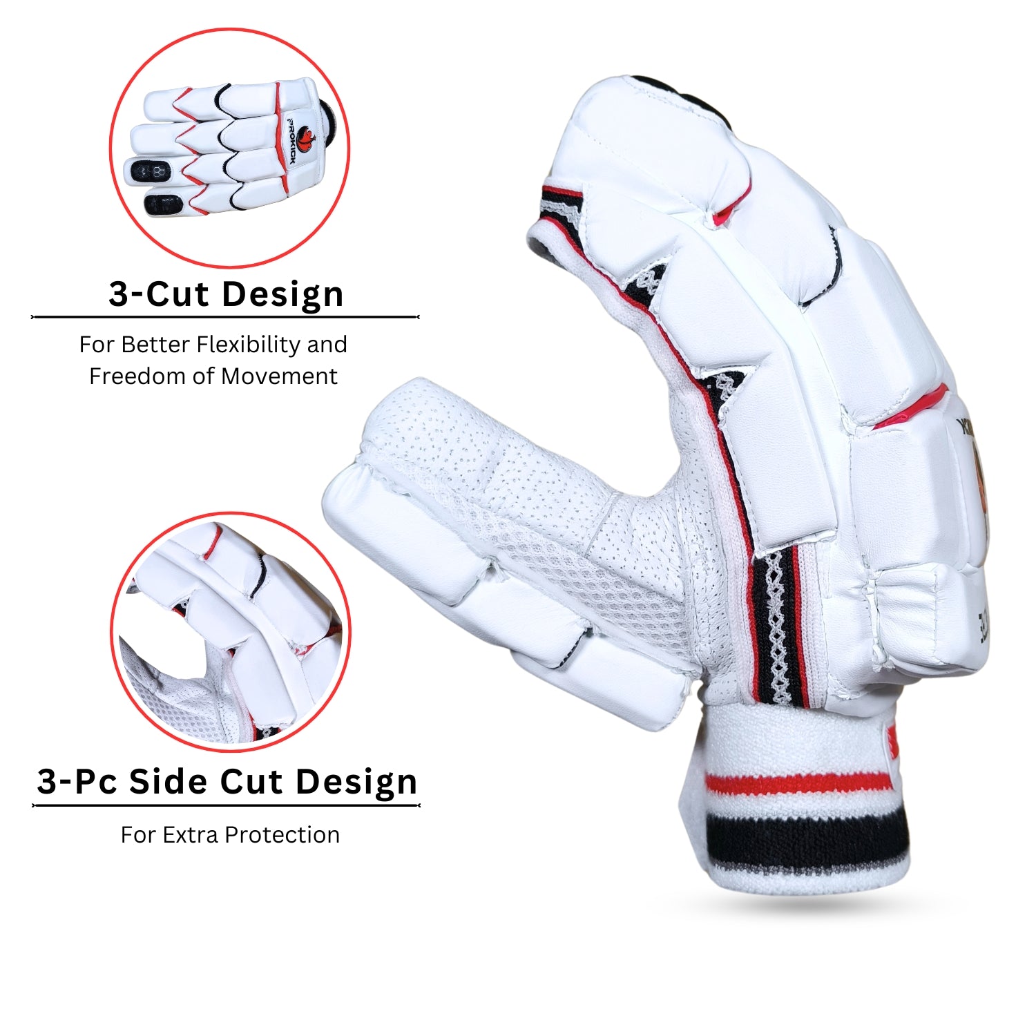 Prokick Spectre RH Cricket Batting Gloves - Best Price online Prokicksports.com