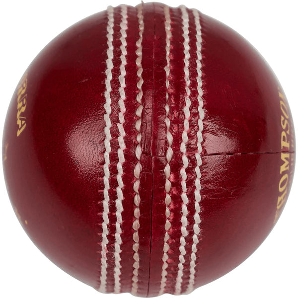 Kookaburra Speed Red Cricket Ball – 1PC | High-Quality Leather Match Ball | Hand-Stitched Seam | Ideal for Club, School, and Practice Matches