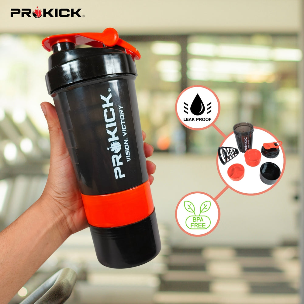 Prokick Sports Shaker Bottle, Spider - 600ml - Best Price online Prokicksports.com