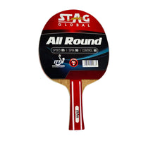 STAG ITTF Approved Rubber All Round Advanced Table Tennis Racquet