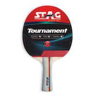 Stag Tournament Table Tennis Racket, Red/Black - Best Price online Prokicksports.com