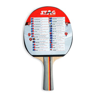 Stag Tournament Table Tennis Racket, Red/Black - Best Price online Prokicksports.com