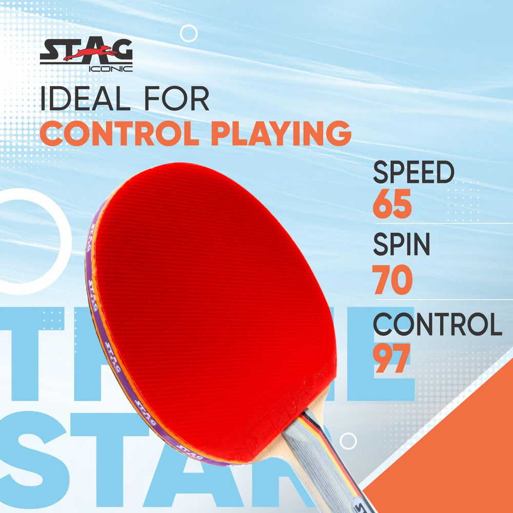 Stag Iconic 3 Star Table Tennis Racquet