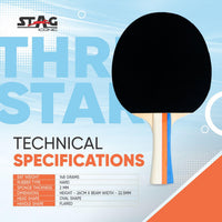 Stag Iconic 3 Star Table Tennis Racquet