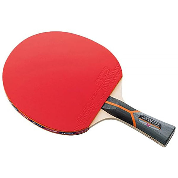 Butterfly Stayer 3000 Table Tennis Set with 1 Racket & 2 Balls – All-Round TT Bat with Yuki Rubber for Beginners & Recreational Play