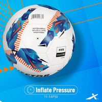 Vector X Stealth Pro FIFA Quality Thermo Bonded Football Size 5 PU Grain Surface for Indoor Outdoor Training and Match Use for Adults 15+ Years - Best Price online Prokicksports.com