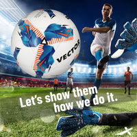 Vector X Stealth Pro FIFA Quality Thermo Bonded Football Size 5 PU Grain Surface for Indoor Outdoor Training and Match Use for Adults 15+ Years - Best Price online Prokicksports.com
