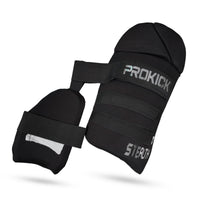 Prokick Stealth Right Hand Combo Cricket Thigh Pad (Black) - Best Price online Prokicksports.com