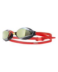TYR Stealth-X Race Swimming Goggles for Adults – Anti-Fog UV Protective Performance Swim Goggles for Competitive Swimmers in Pool or Open Water Black Red - Best Price online Prokicksports.com