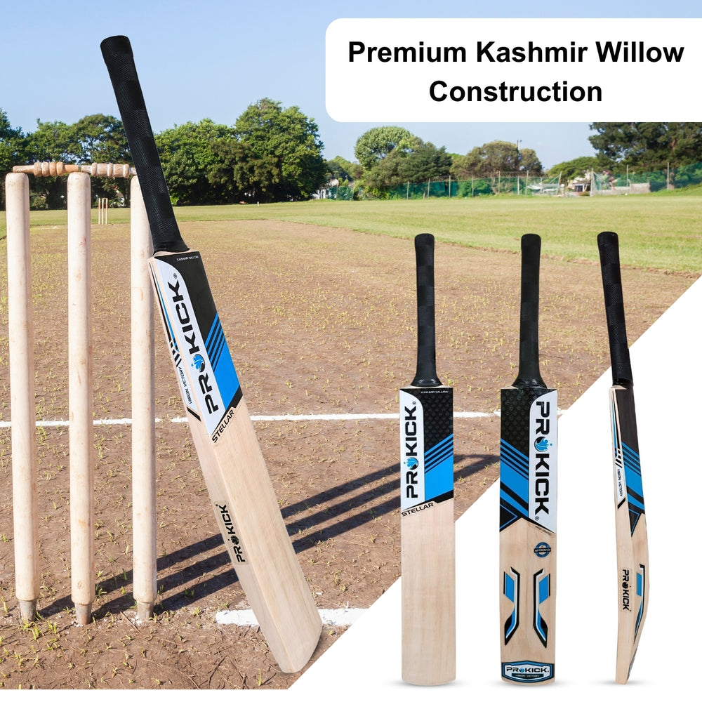Prokick Premium Kashmir Willow Full Cricket Kit with Helmet (Right Hand) - Best Price online Prokicksports.com